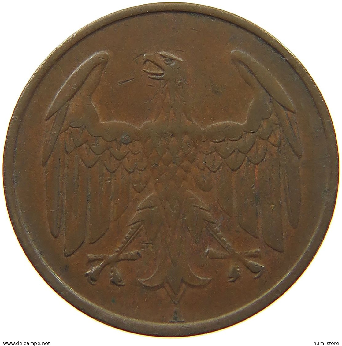 WEIMARER REPUBLIK 4 PFENNIG 1932 A  #c013 0247 - 4 Reichspfennig