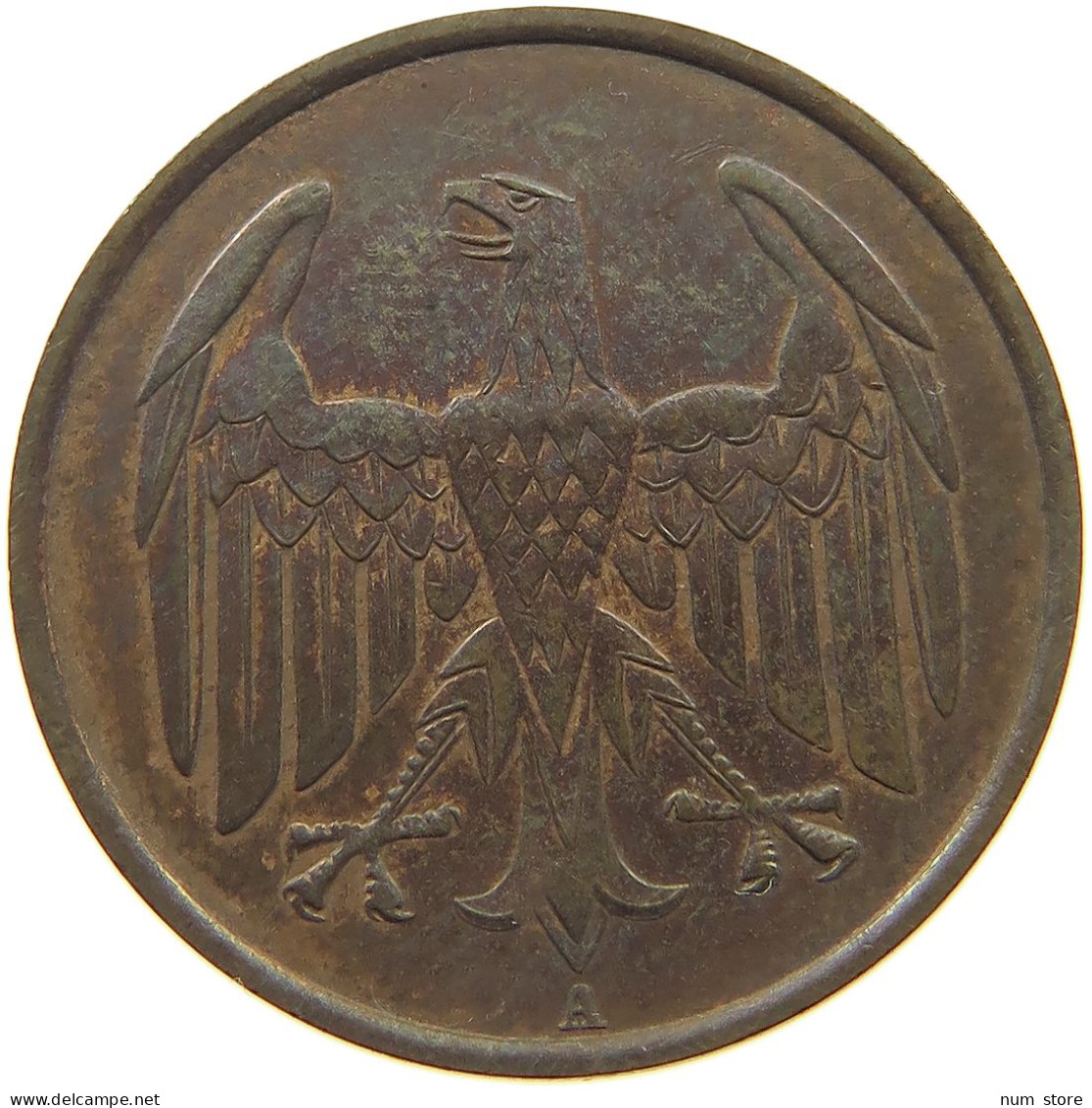 WEIMARER REPUBLIK 4 PFENNIG 1932 A  #c080 0471 - 4 Reichspfennig