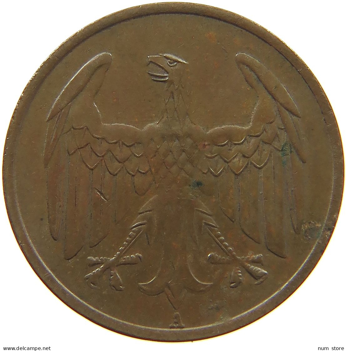 WEIMARER REPUBLIK 4 PFENNIG 1932 A  #c020 0345 - 4 Reichspfennig