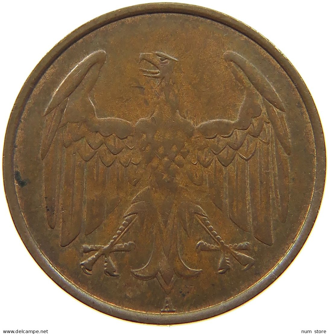 WEIMARER REPUBLIK 4 PFENNIG 1932 A  #a010 0629 - 4 Reichspfennig