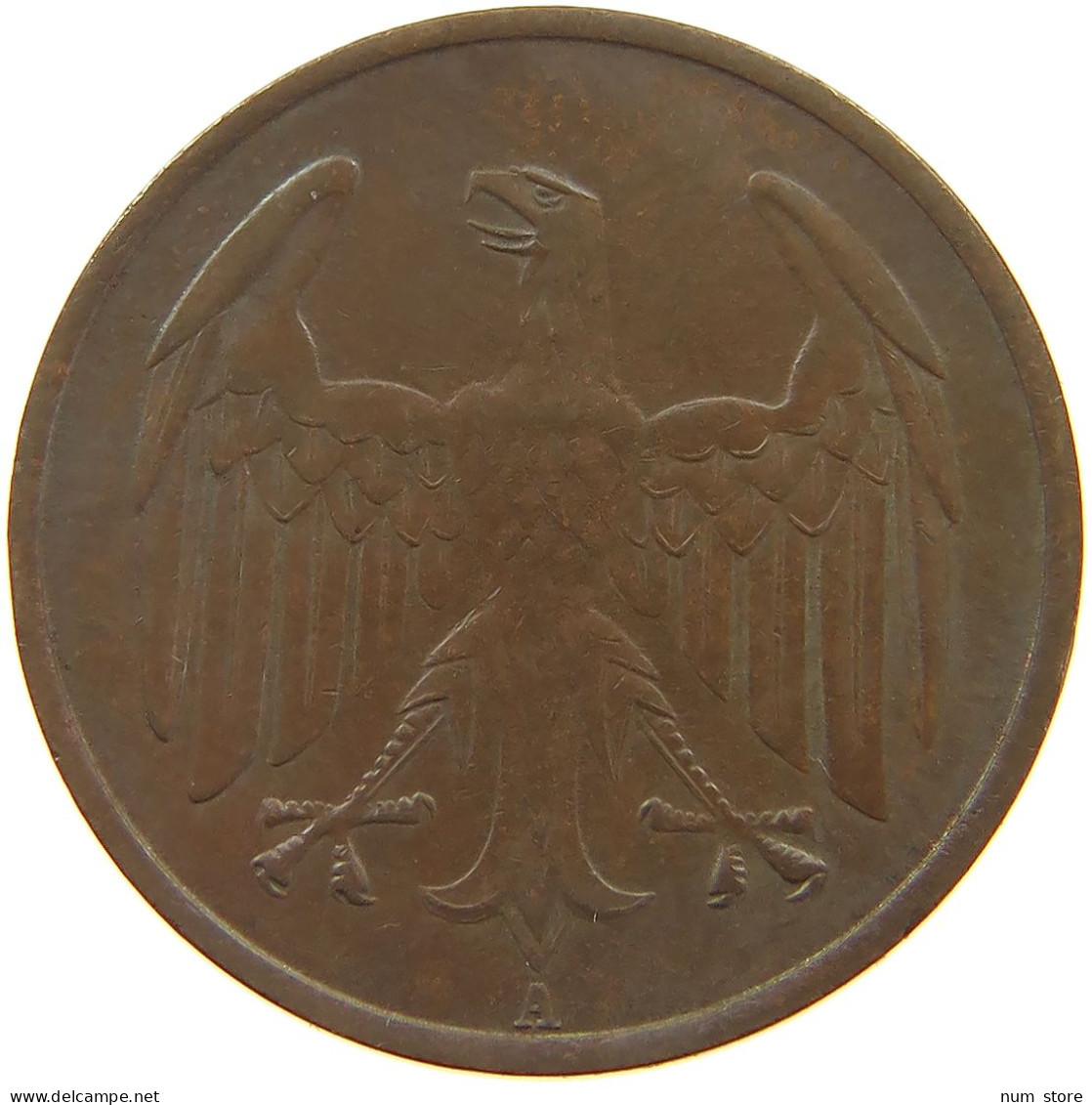 WEIMARER REPUBLIK 4 PFENNIG 1932 A  #a042 0295 - 4 Reichspfennig