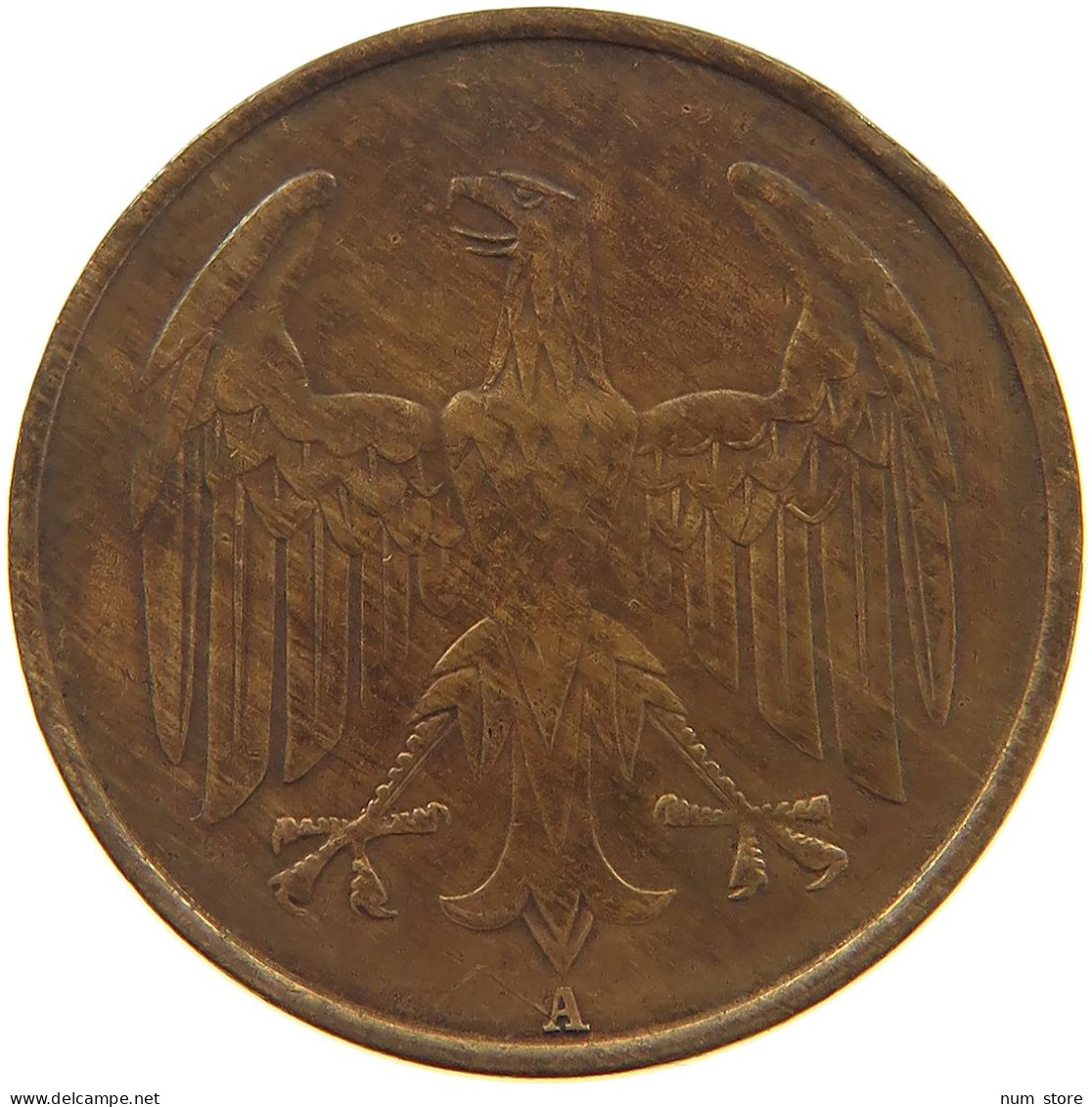 WEIMARER REPUBLIK 4 PFENNIG 1932 A  #a042 0289 - 4 Reichspfennig