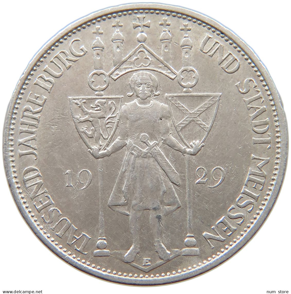 WEIMARER REPUBLIK 3 MARK 1929 MEISSEN #c049 0339 - 3 Mark & 3 Reichsmark