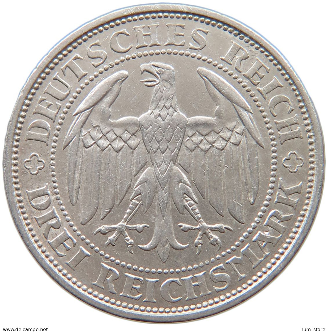 WEIMARER REPUBLIK 3 MARK 1929 MEISSEN #c049 0339 - 3 Mark & 3 Reichsmark