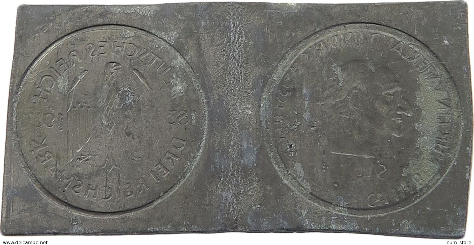 WEIMARER REPUBLIK 3 MARK 1929 MAN MADE COPY OF 3 MARK / MAN GEMACHT KOPIE VON 3 MARK LESSING #sm07 0243 - 3 Mark & 3 Reichsmark