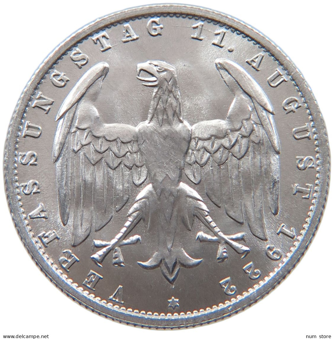 WEIMARER REPUBLIK 3 MARK 1922 A  #s019 0119 - 3 Mark & 3 Reichsmark