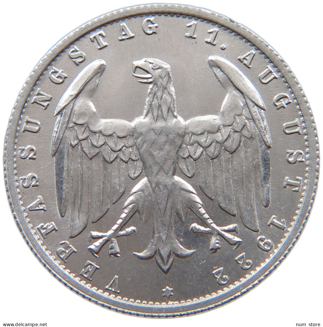 WEIMARER REPUBLIK 3 MARK 1922 A  #a070 0555 - 3 Mark & 3 Reichsmark