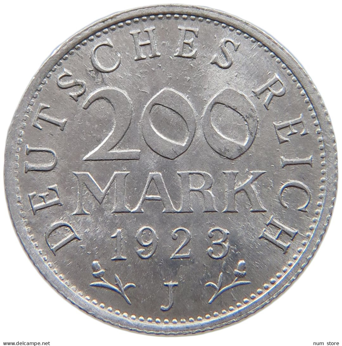 WEIMARER REPUBLIK 200 MARK 1923 J  #a088 0473 - 200 & 500 Mark