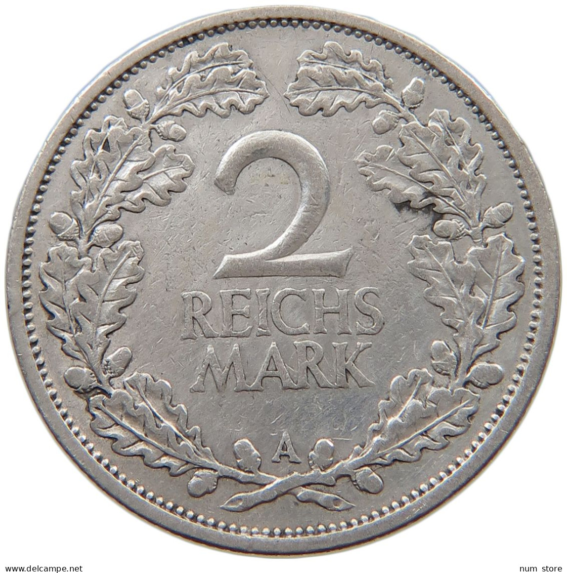 WEIMARER REPUBLIK 2 MARK 1926 A  #c056 0121 - 2 Reichsmark