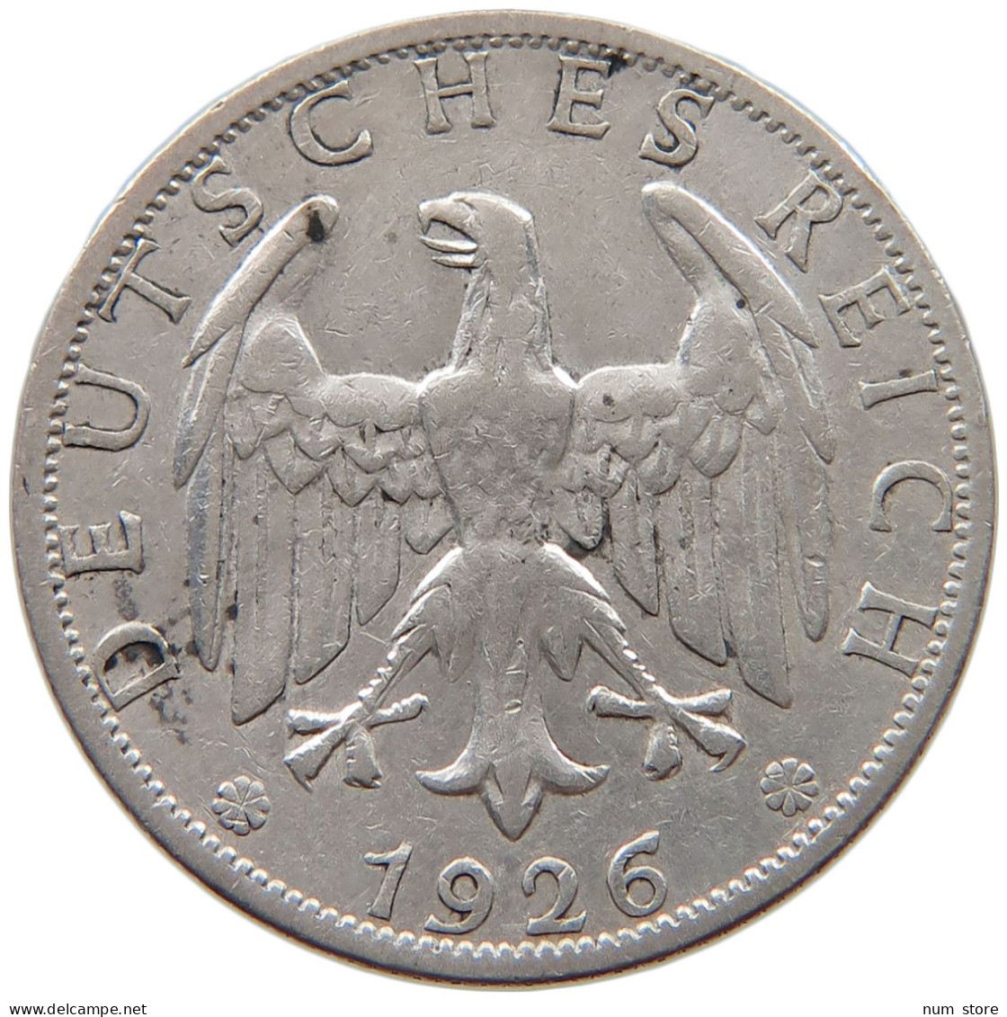 WEIMARER REPUBLIK 2 MARK 1926 A  #c056 0121 - 2 Reichsmark