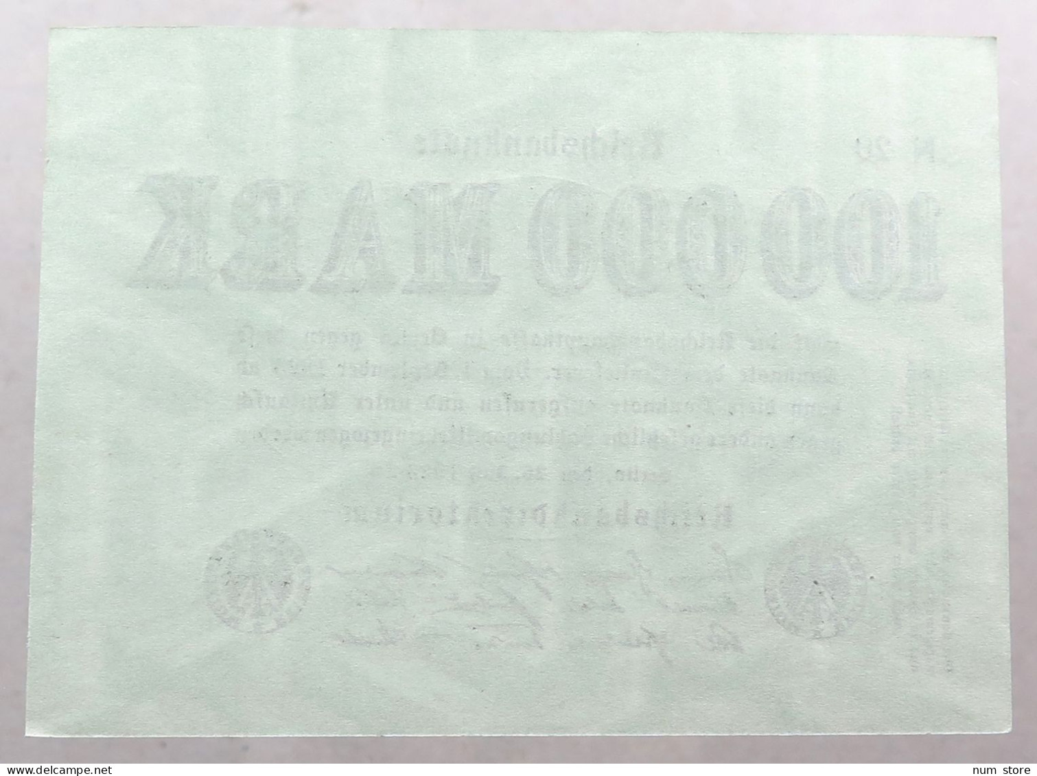 WEIMARER REPUBLIK 100000 MARK 1923  #alb052 0561 - 1.000 Mark
