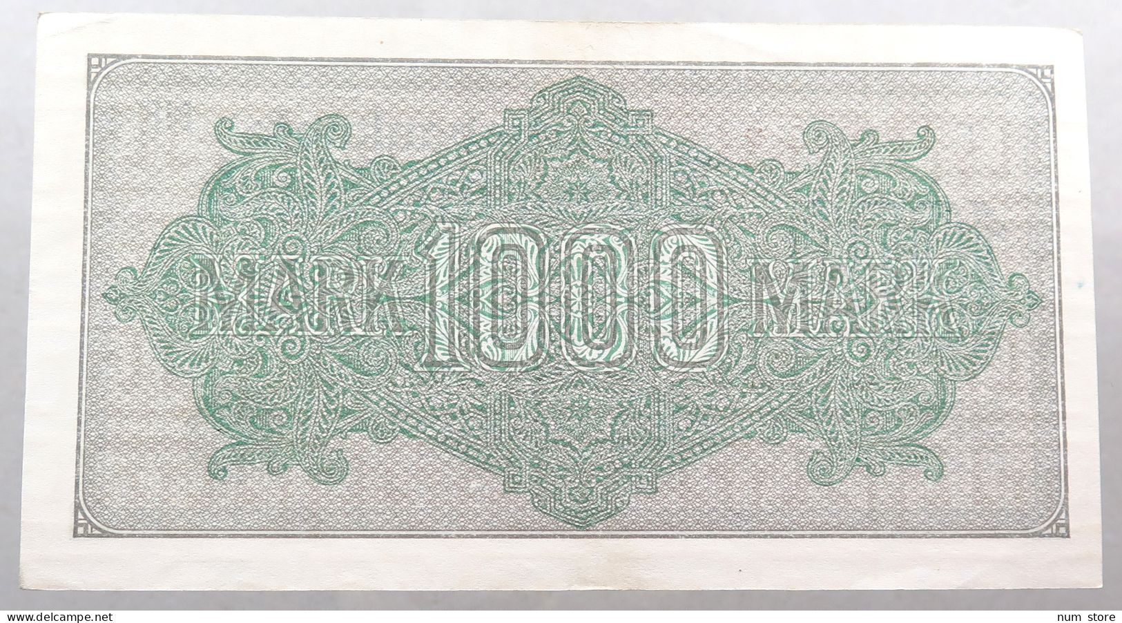 WEIMARER REPUBLIK 1000 MARK 1922  #alb052 0399 - 1000 Mark