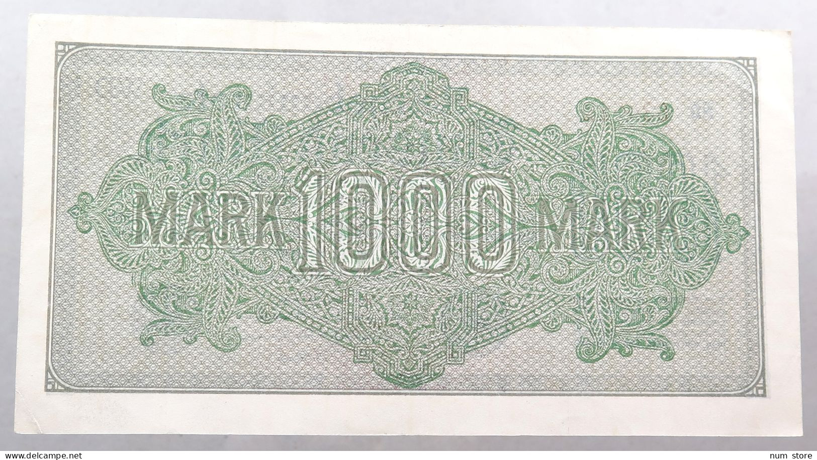 WEIMARER REPUBLIK 1000 MARK 1922  #alb052 0395 - 1000 Mark