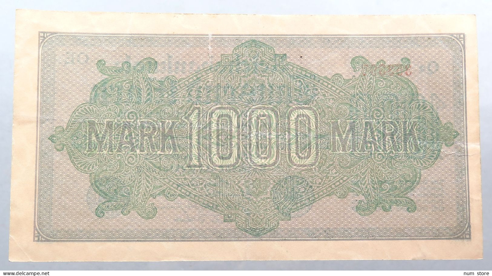 WEIMARER REPUBLIK 1000 MARK 1922  #alb052 0377 - 1.000 Mark