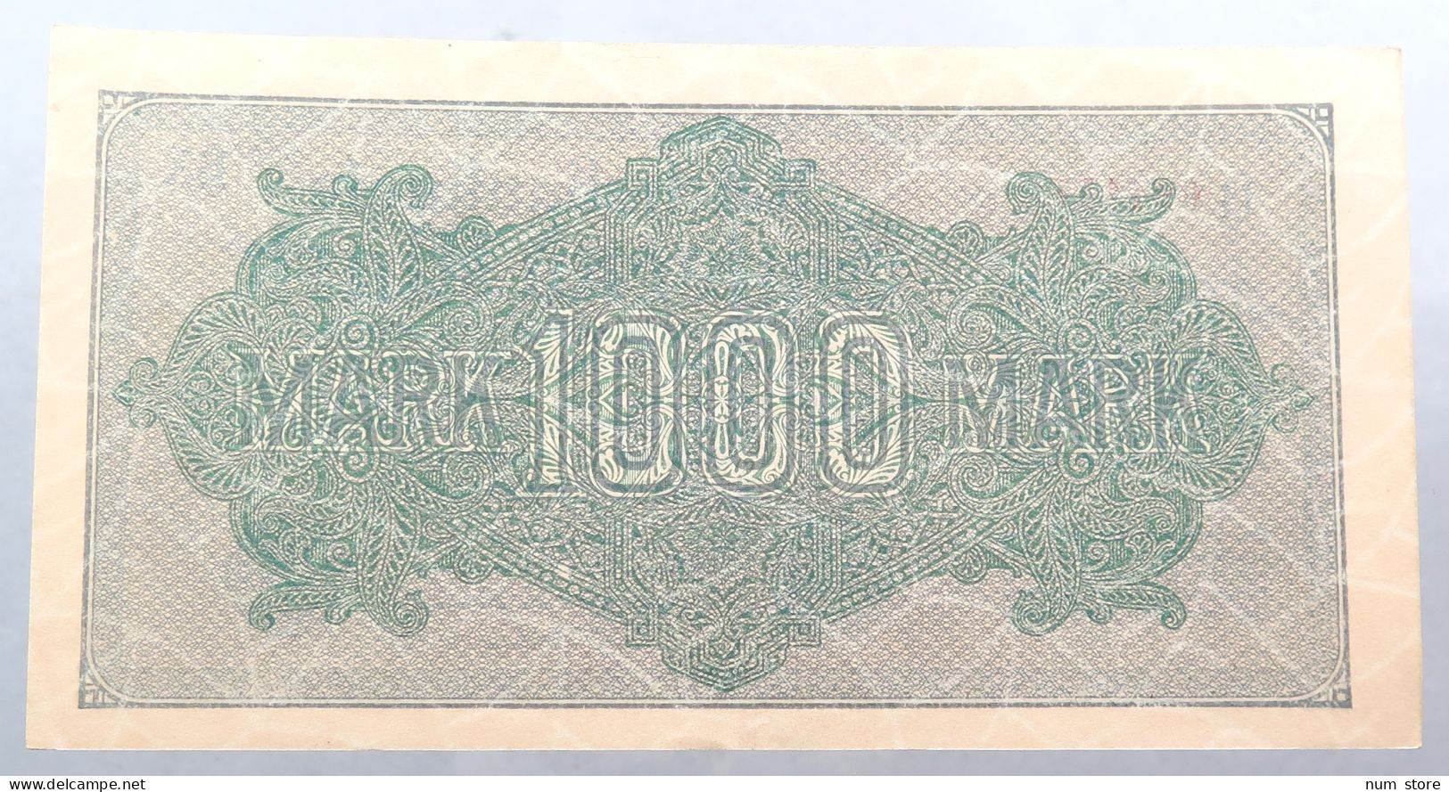 WEIMARER REPUBLIK 1000 MARK 1922  #alb052 0375 - 1000 Mark