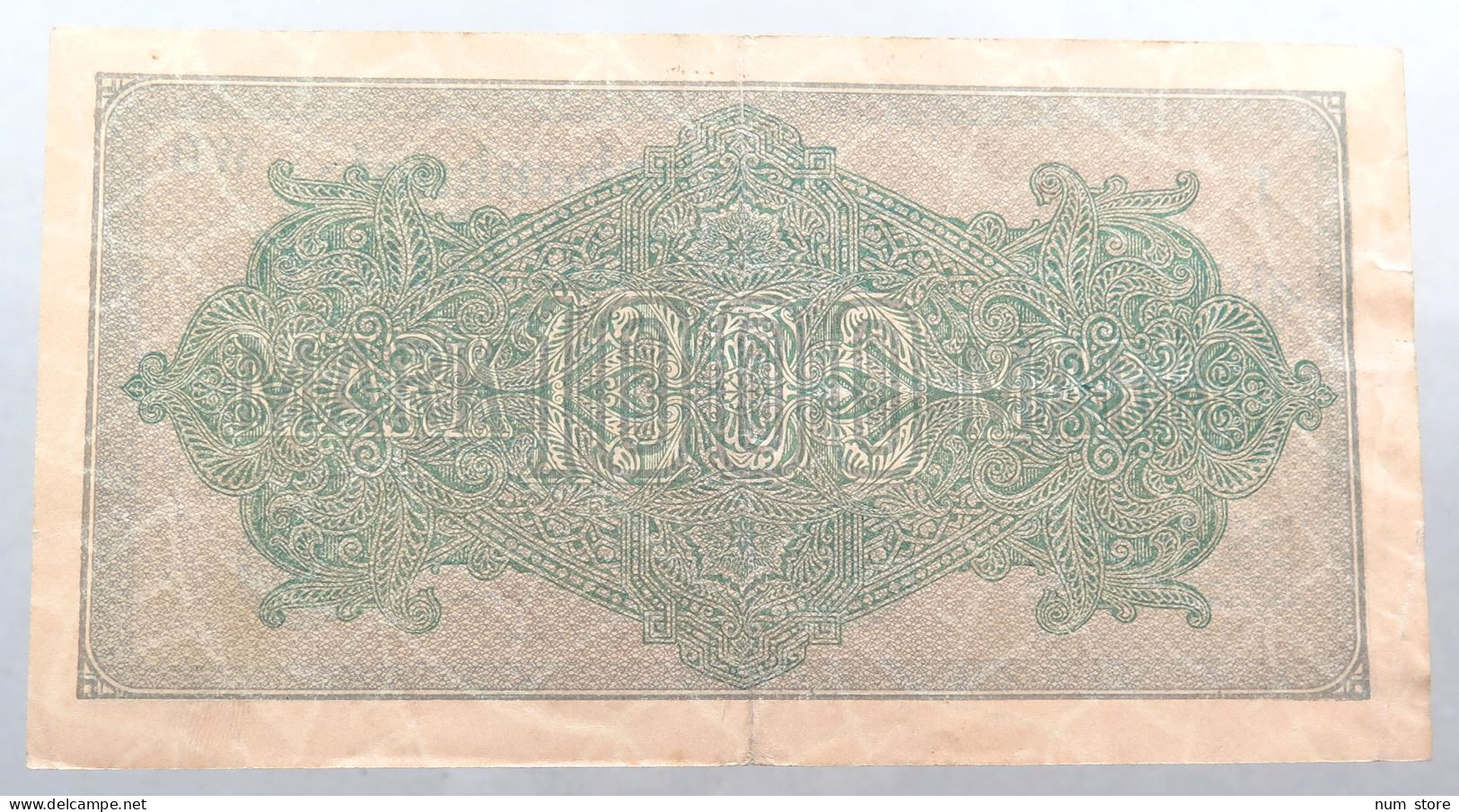 WEIMARER REPUBLIK 1000 MARK 1922  #alb052 0363 - 1000 Mark