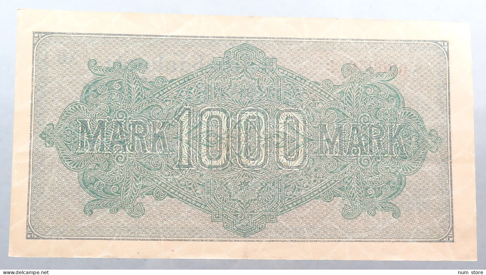 WEIMARER REPUBLIK 1000 MARK 1922  #alb052 0361 - 1000 Mark