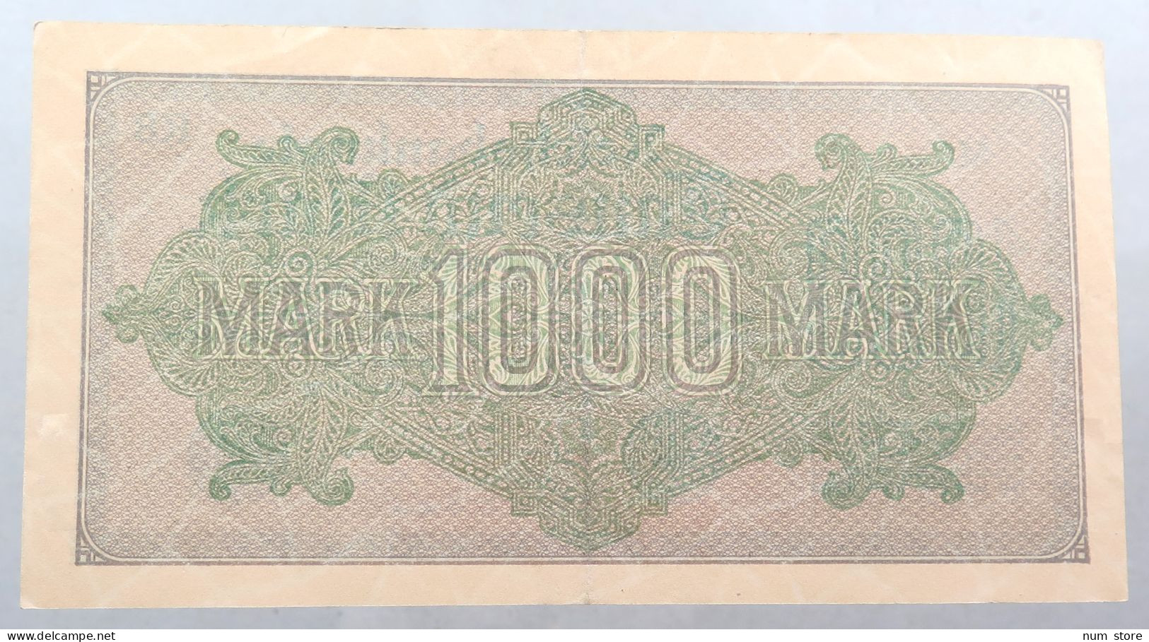 WEIMARER REPUBLIK 1000 MARK 1922  #alb052 0351 - 1000 Mark