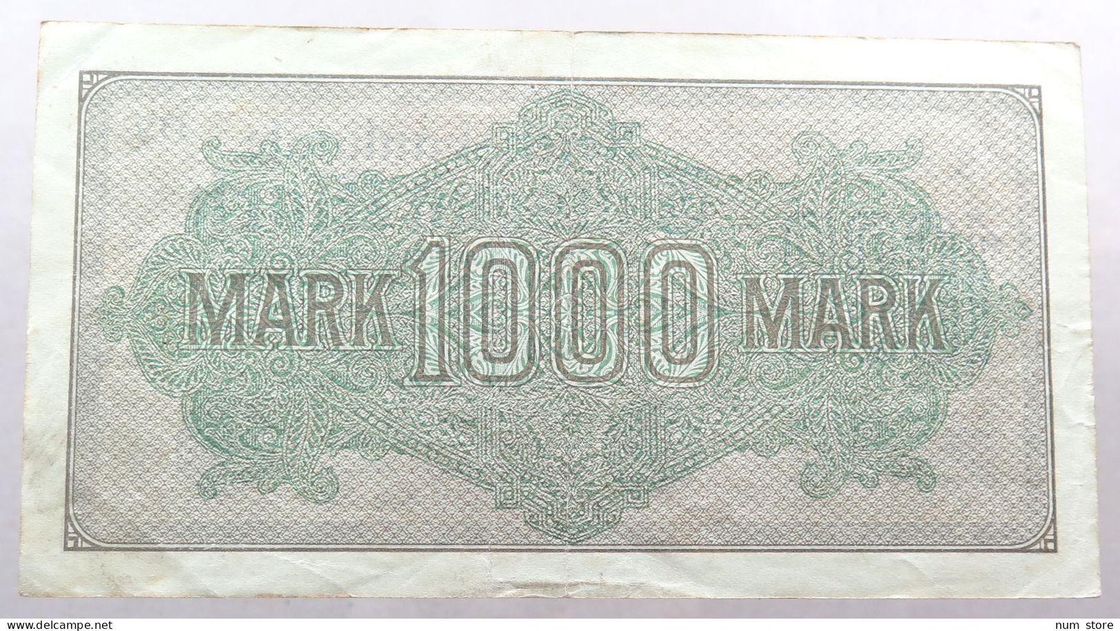 WEIMARER REPUBLIK 1000 MARK 1922  #alb052 0323 - 1000 Mark