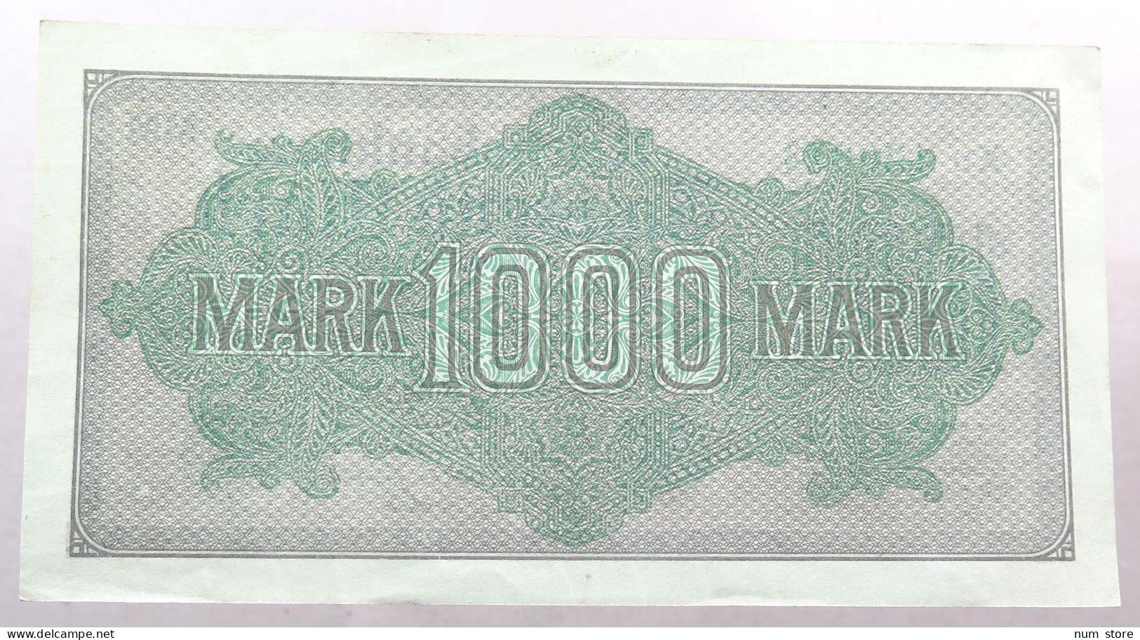 WEIMARER REPUBLIK 1000 MARK 1922  #alb052 0333 - 1000 Mark