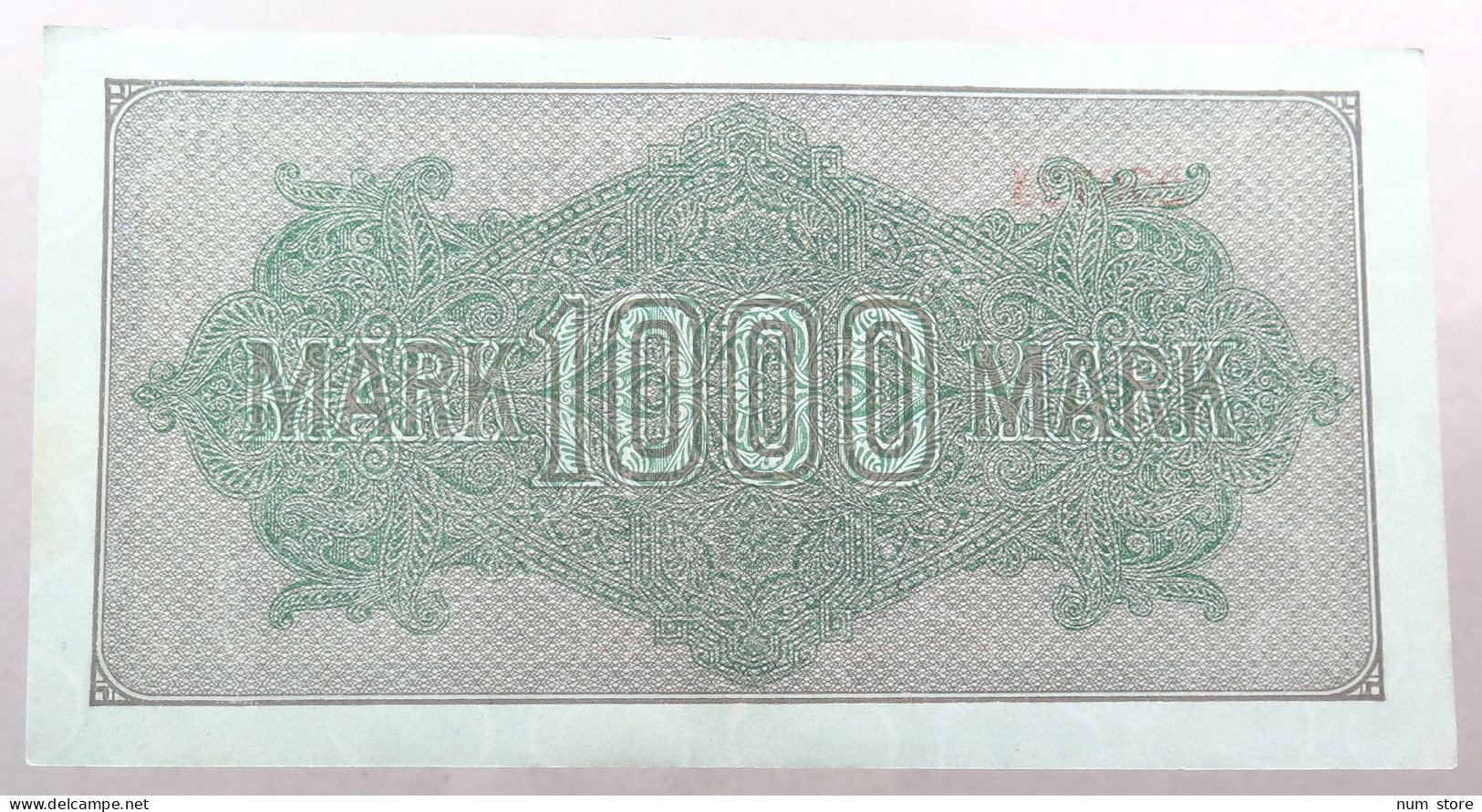 WEIMARER REPUBLIK 1000 MARK 1922  #alb052 0317 - 1.000 Mark