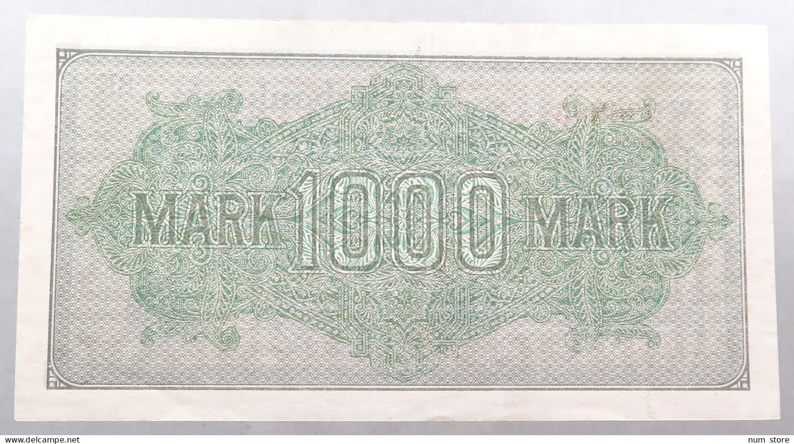WEIMARER REPUBLIK 1000 MARK 1922  #alb052 0301 - 1000 Mark