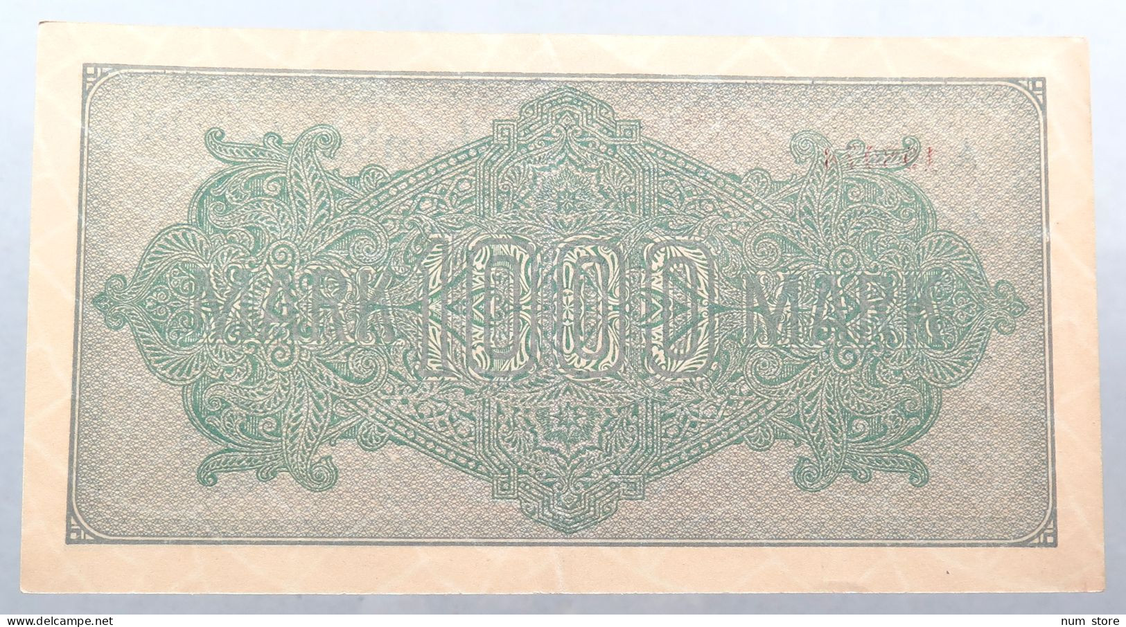 WEIMARER REPUBLIK 1000 MARK 1922  #alb052 0295 - 1000 Mark