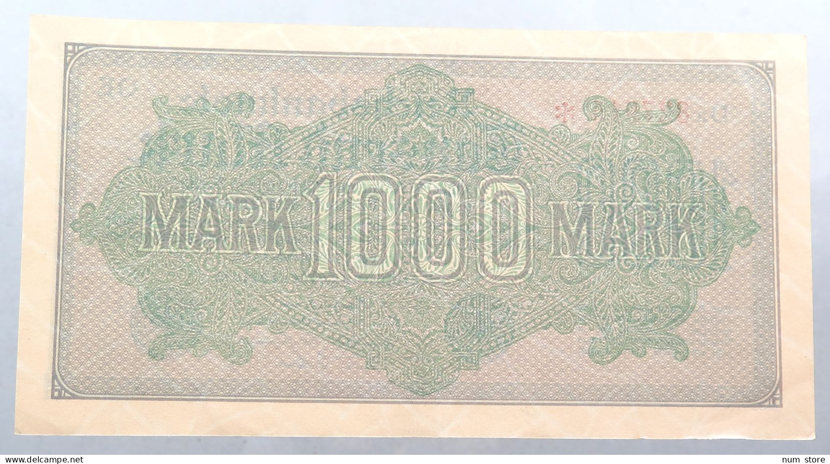 WEIMARER REPUBLIK 1000 MARK 1922  #alb052 0289 - 1000 Mark