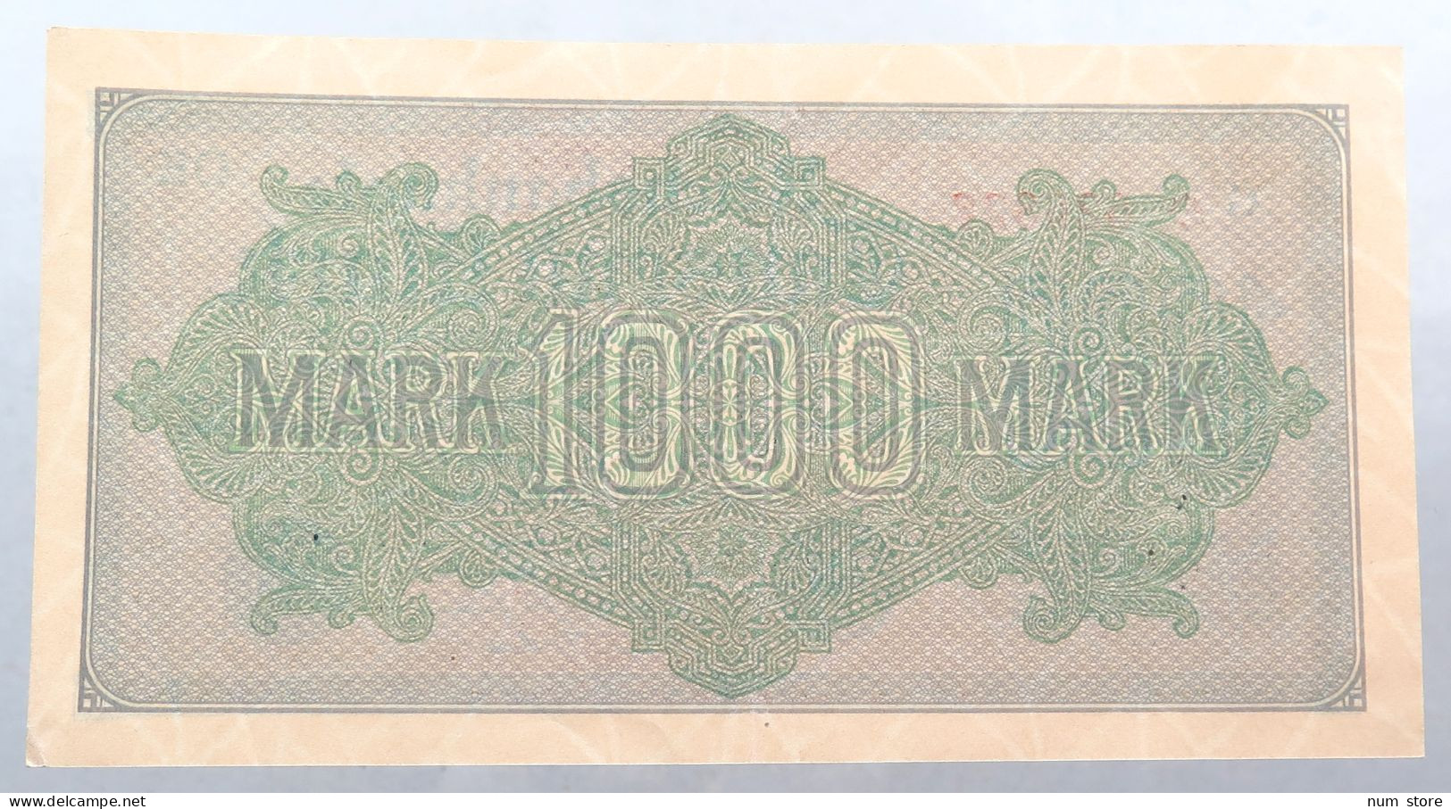 WEIMARER REPUBLIK 1000 MARK 1922  #alb052 0285 - 1000 Mark