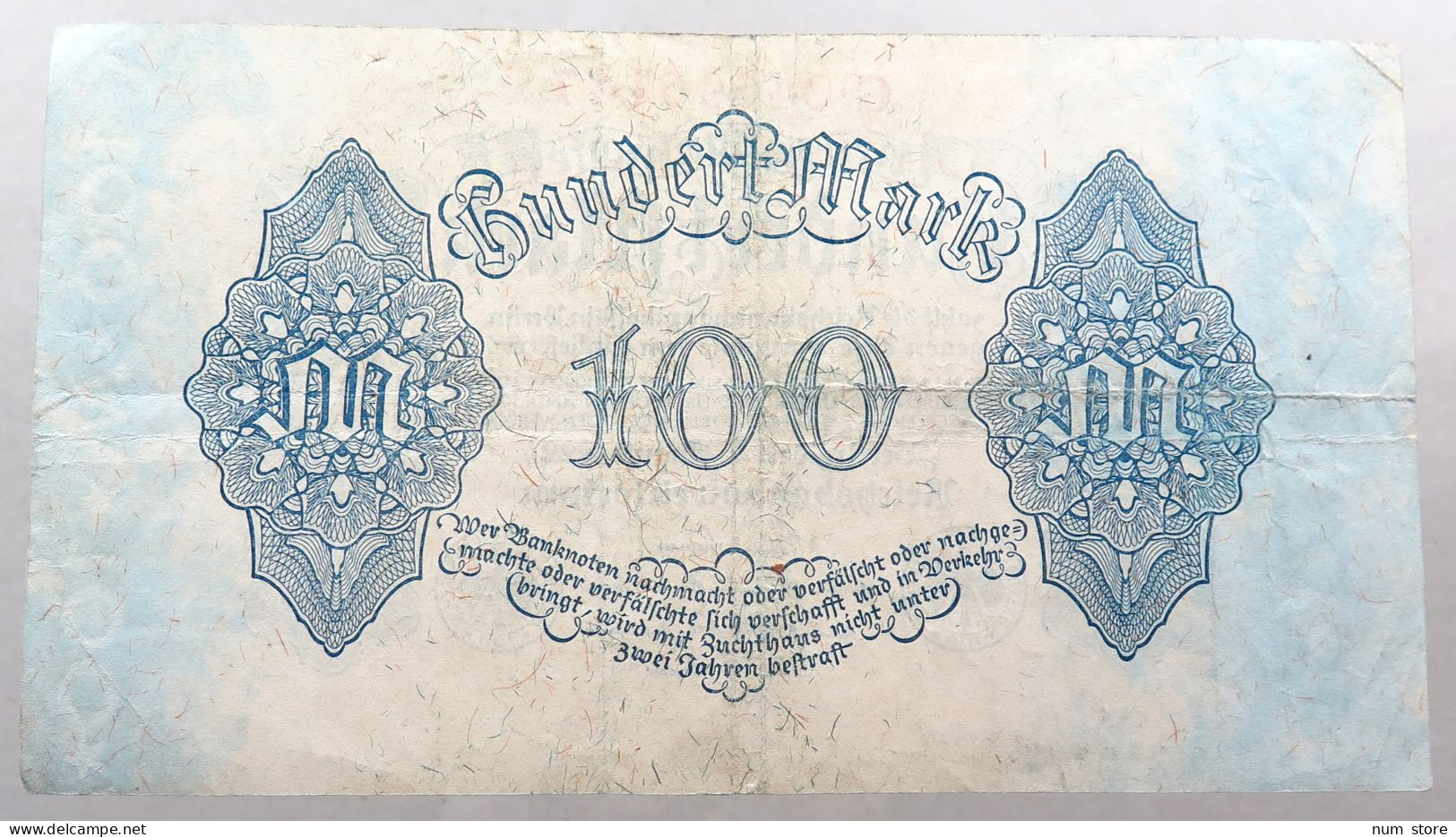 WEIMARER REPUBLIK 100 MARK 1922 BERLIN #alb052 0581 - 100 Mark