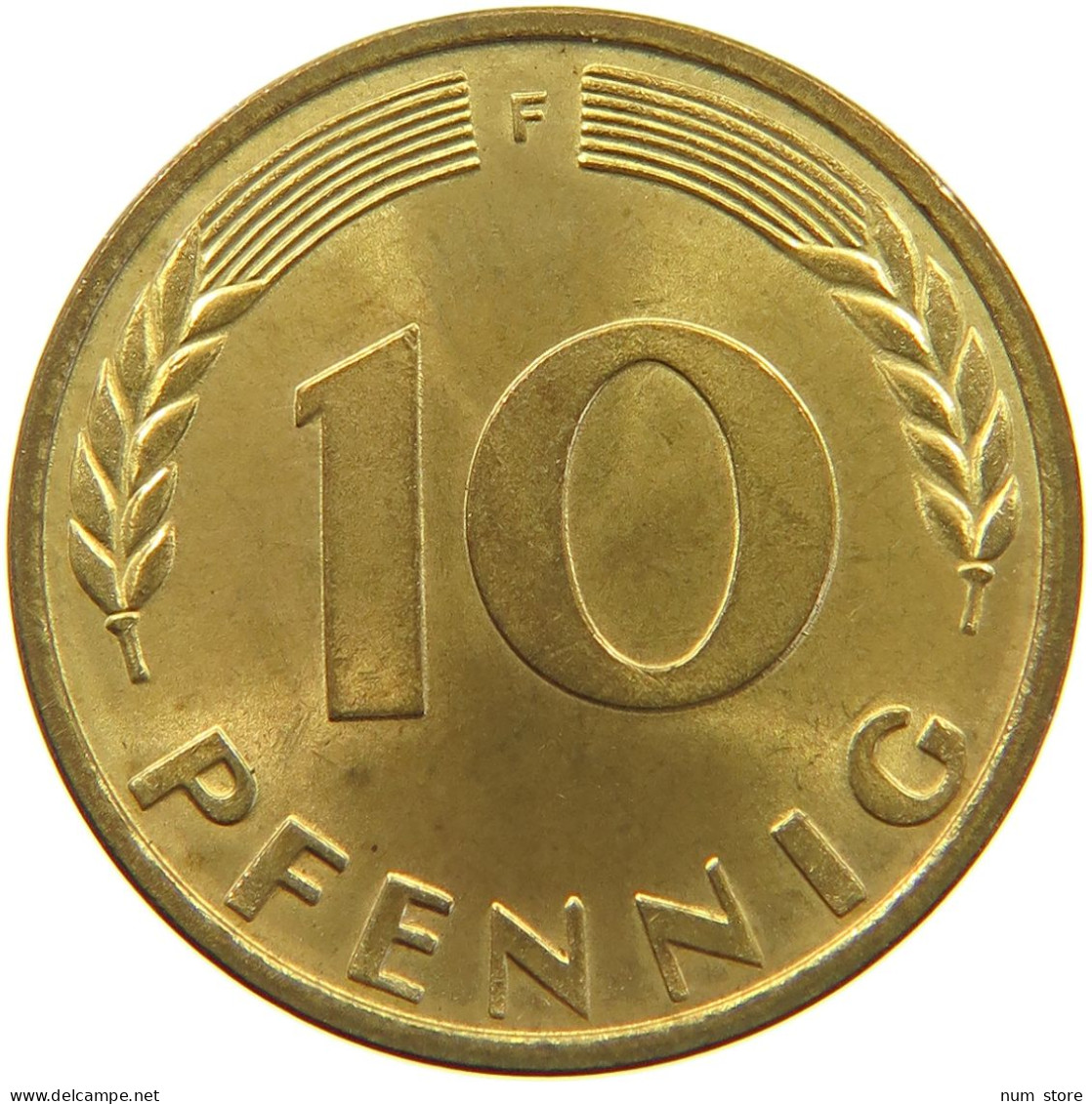 WEIMARER REPUBLIK 10 PFENNIG 1950 F  #a074 0241 - 10 Renten- & 10 Reichspfennig