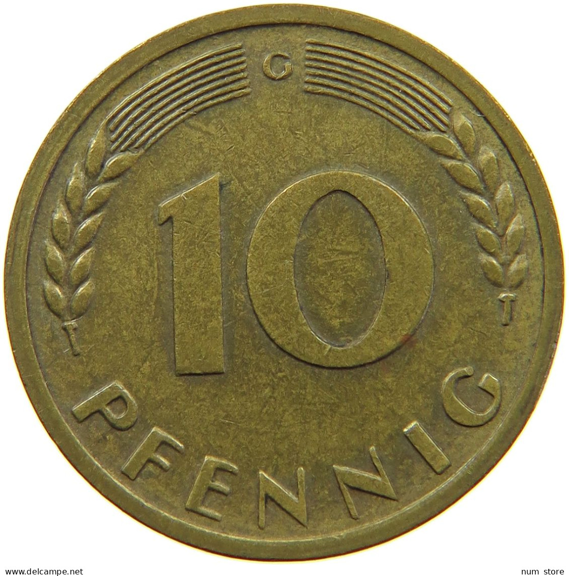 WEIMARER REPUBLIK 10 PFENNIG 1967 G  #a081 0263 - 10 Rentenpfennig & 10 Reichspfennig