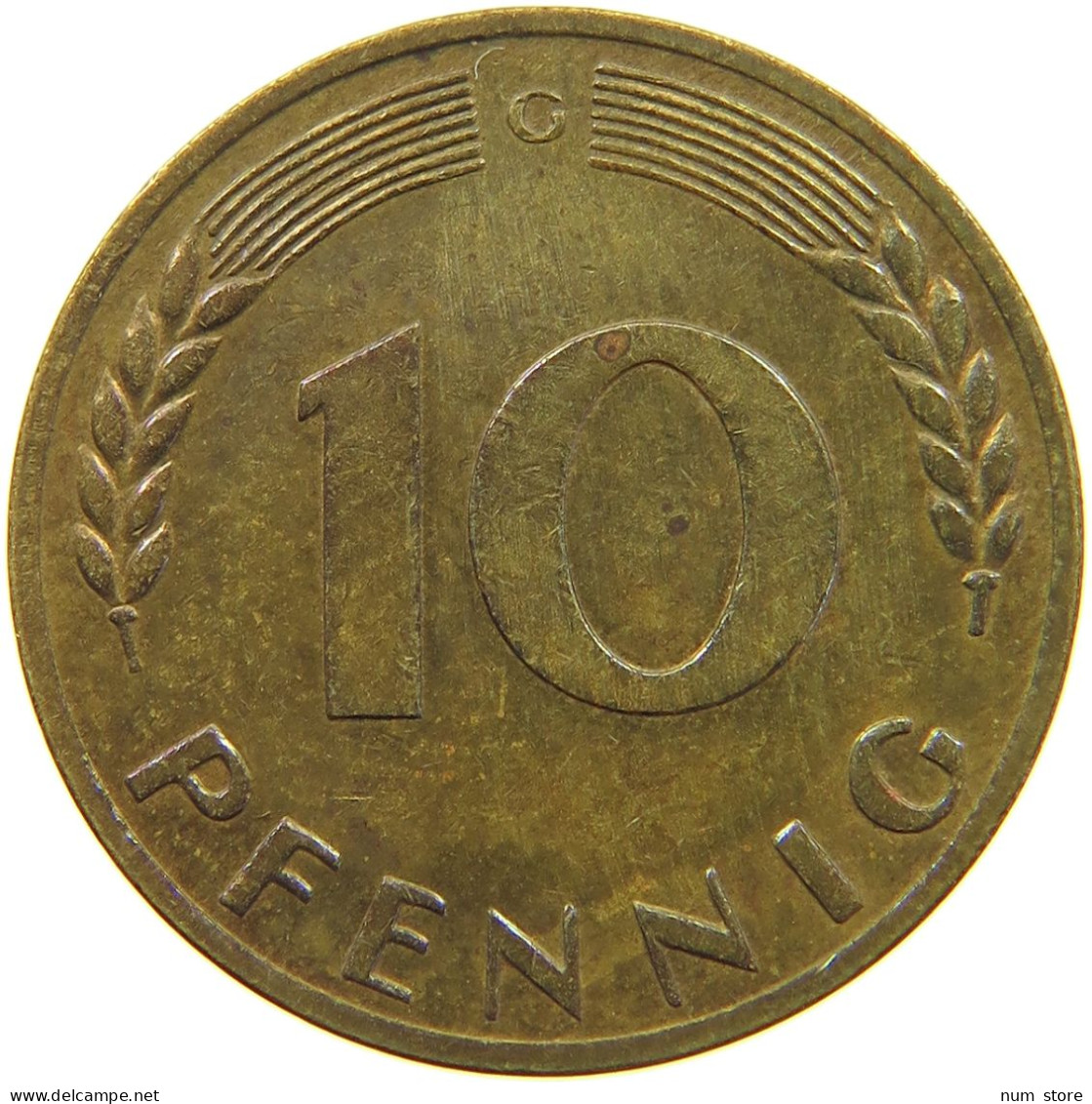 WEIMARER REPUBLIK 10 PFENNIG 1967 G  #a074 0243 - 10 Rentenpfennig & 10 Reichspfennig