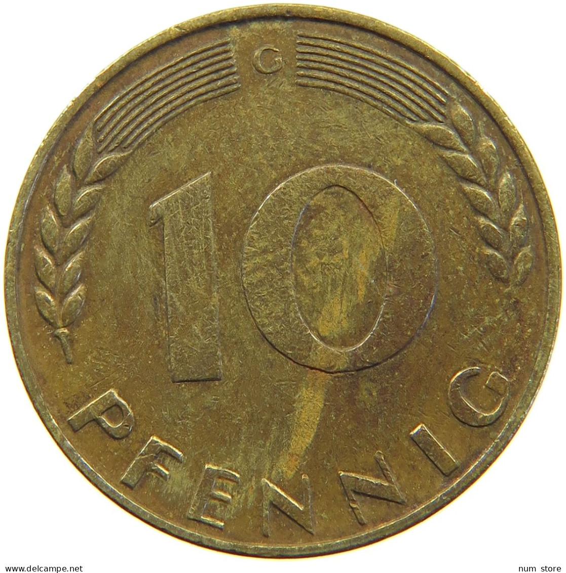 WEIMARER REPUBLIK 10 PFENNIG 1967 G  #a064 0731 - 10 Renten- & 10 Reichspfennig