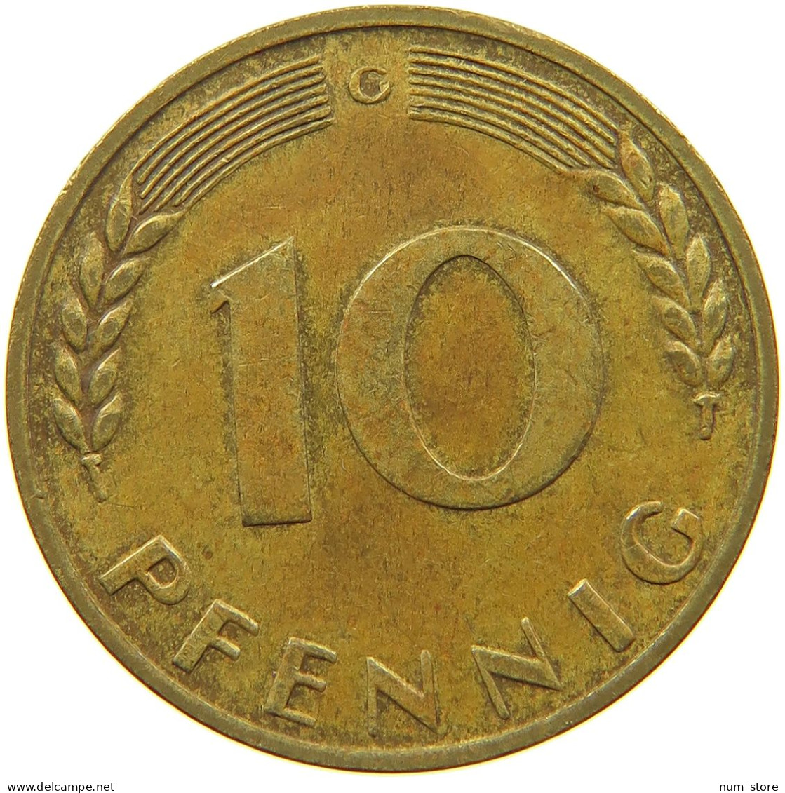 WEIMARER REPUBLIK 10 PFENNIG 1967 G  #a053 0393 - 10 Renten- & 10 Reichspfennig