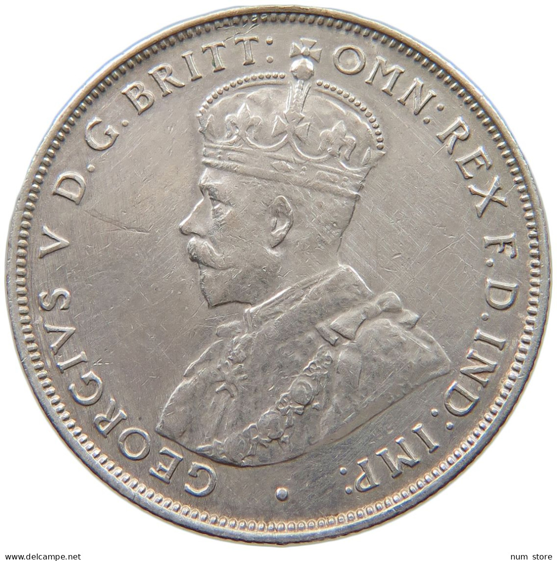 WEST AFRICA 2 SHILLING 1917 George V. (1910-1936) RARE #t107 0267 - Collections