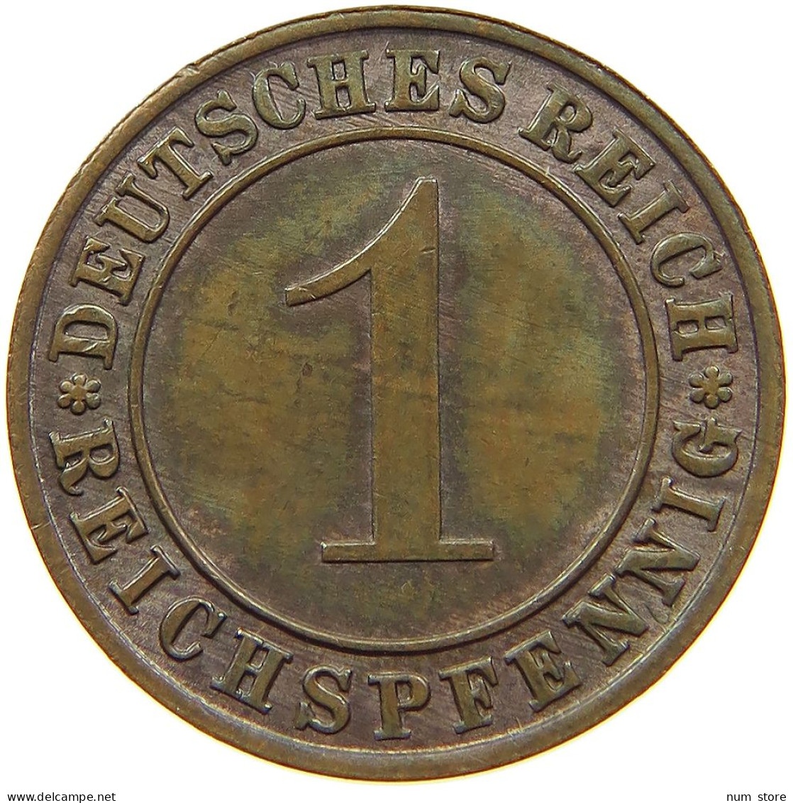 WEIMARER REPUBLIK PFENNIG 1928 A  #a014 0333 - 1 Renten- & 1 Reichspfennig