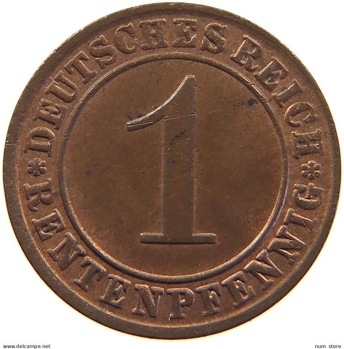 WEIMARER REPUBLIK PFENNIG 1923 A  #c079 0329 - 1 Rentenpfennig & 1 Reichspfennig
