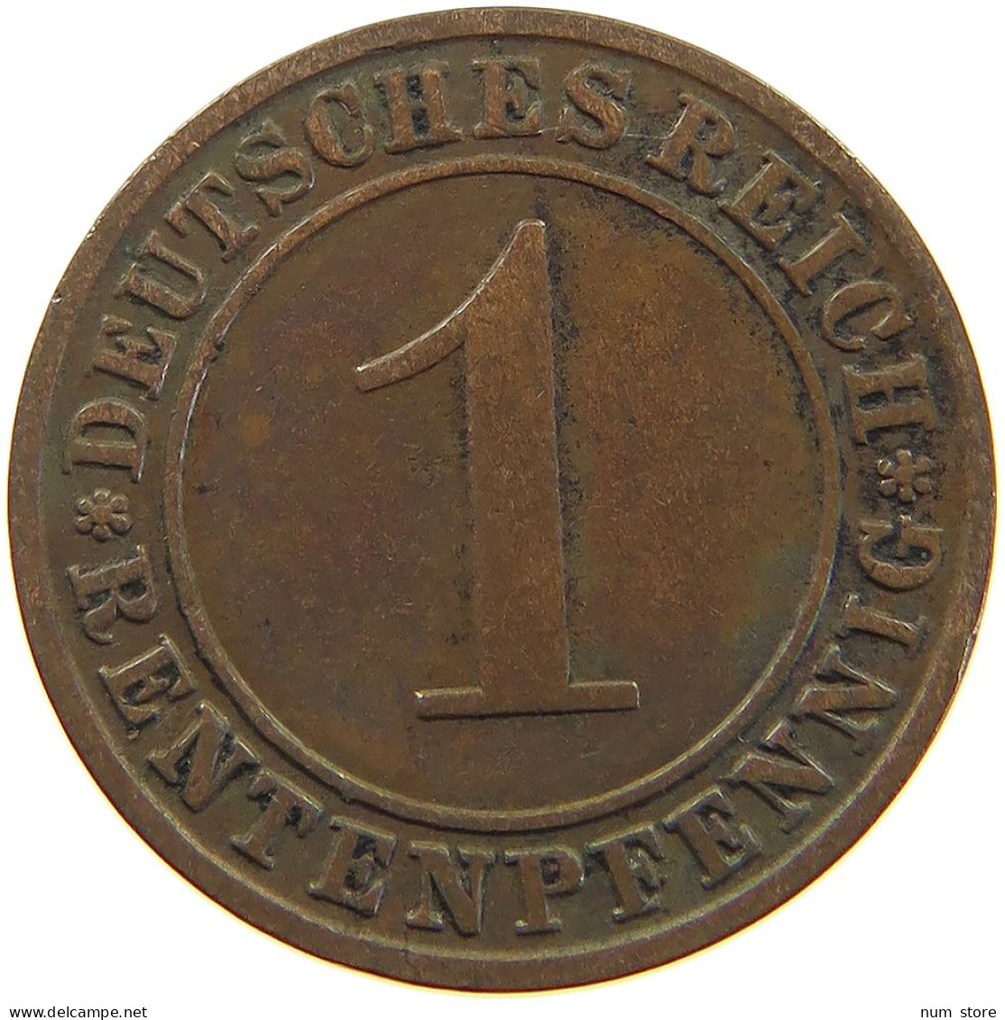 WEIMARER REPUBLIK PFENNIG 1923 A  #a074 0687 - 1 Rentenpfennig & 1 Reichspfennig