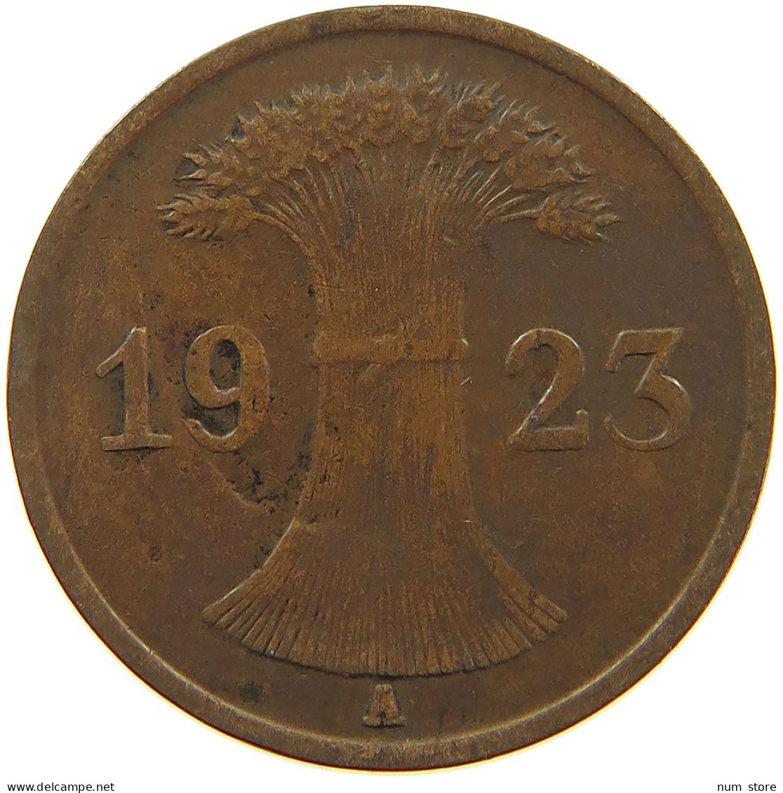 WEIMARER REPUBLIK PFENNIG 1923 A  #a074 0687 - 1 Renten- & 1 Reichspfennig