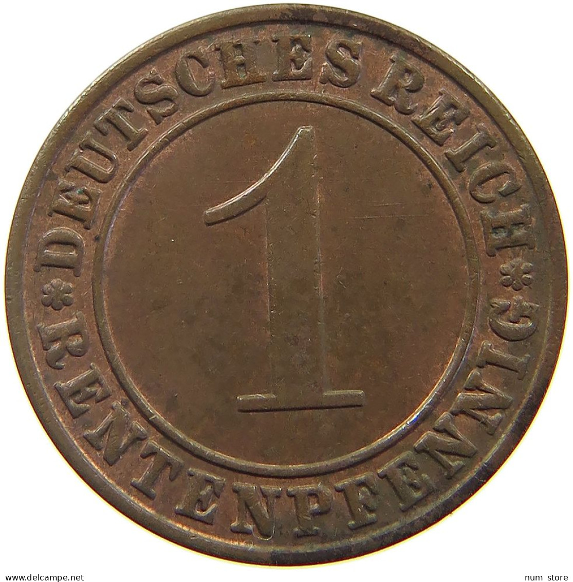 WEIMARER REPUBLIK PFENNIG 1923 A  #a076 0201 - 1 Rentenpfennig & 1 Reichspfennig