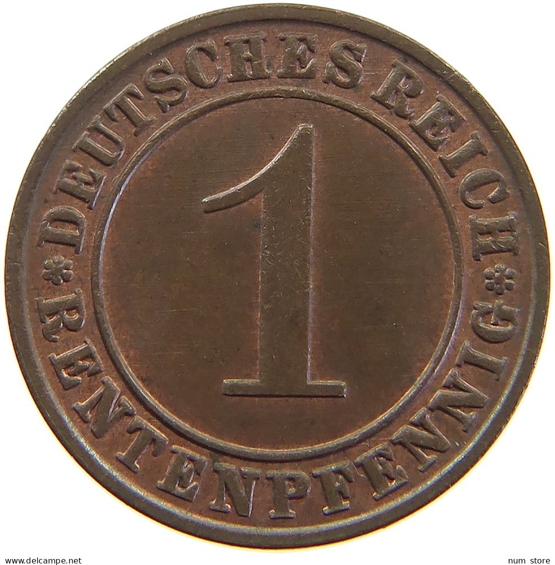 WEIMARER REPUBLIK PFENNIG 1923 A  #a067 0347 - 1 Rentenpfennig & 1 Reichspfennig