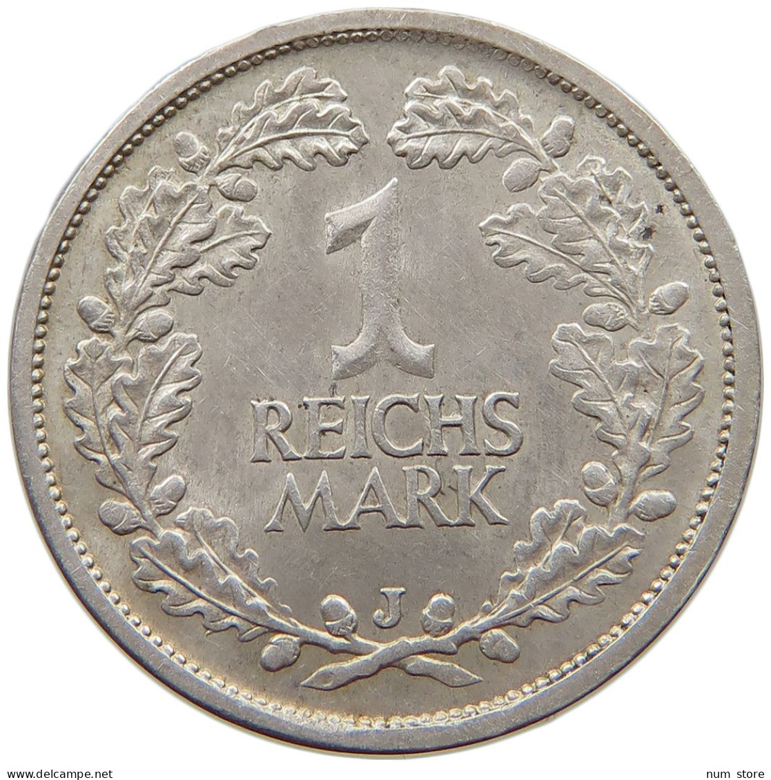 WEIMARER REPUBLIK MARK 1925 J  #t144 0215 - 1 Mark & 1 Reichsmark