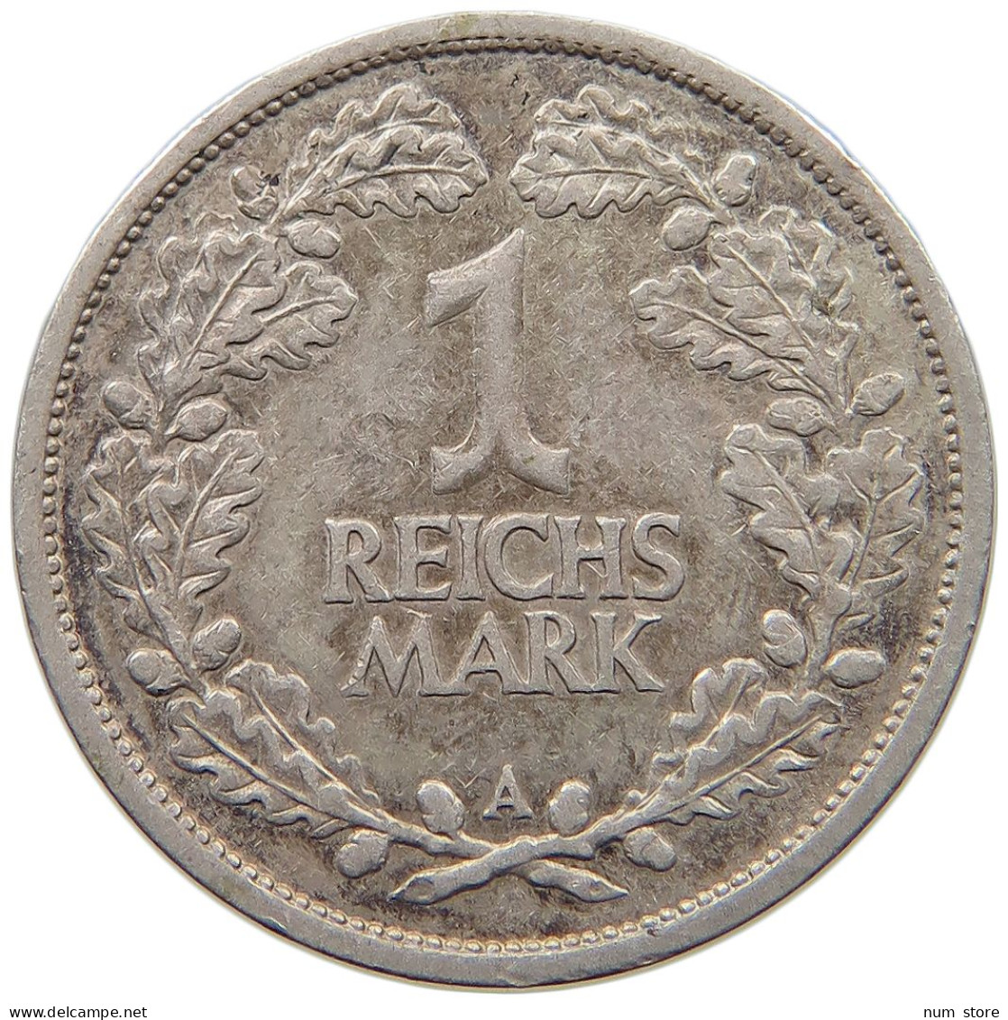 WEIMARER REPUBLIK MARK 1925 A  #c004 0333 - 1 Mark & 1 Reichsmark