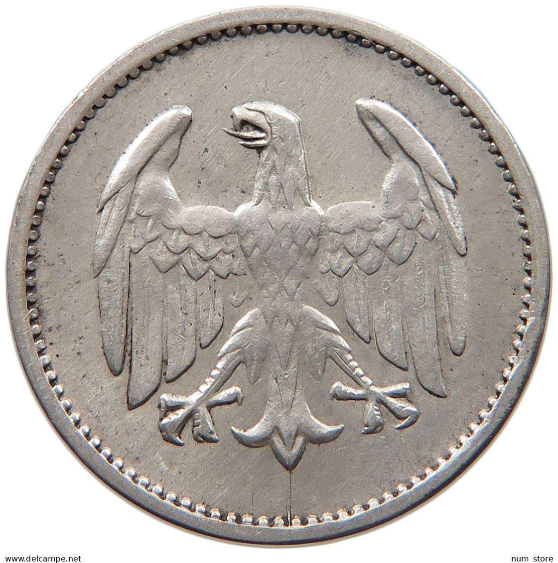 WEIMARER REPUBLIK MARK 1924 J  #c022 0399 - 1 Mark & 1 Reichsmark