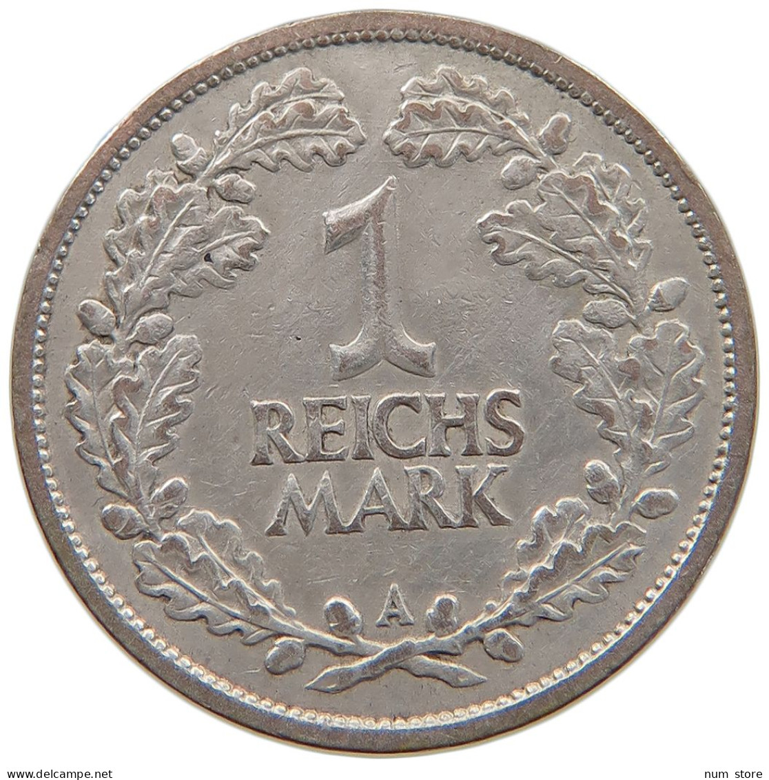 WEIMARER REPUBLIK MARK 1925 A  #a044 0443 - 1 Mark & 1 Reichsmark