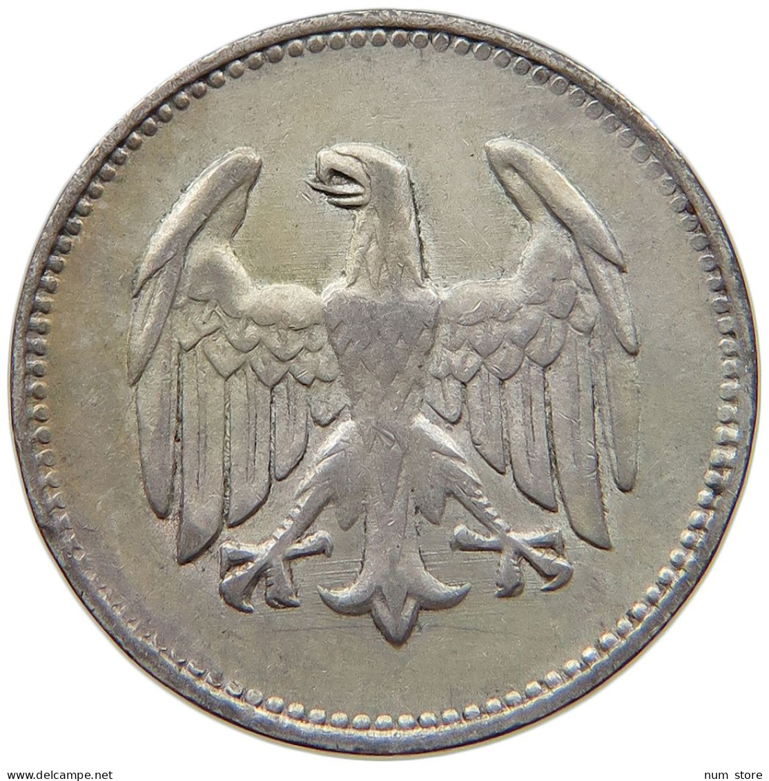 WEIMARER REPUBLIK MARK 1924 F  #t083 0105 - 1 Mark & 1 Reichsmark