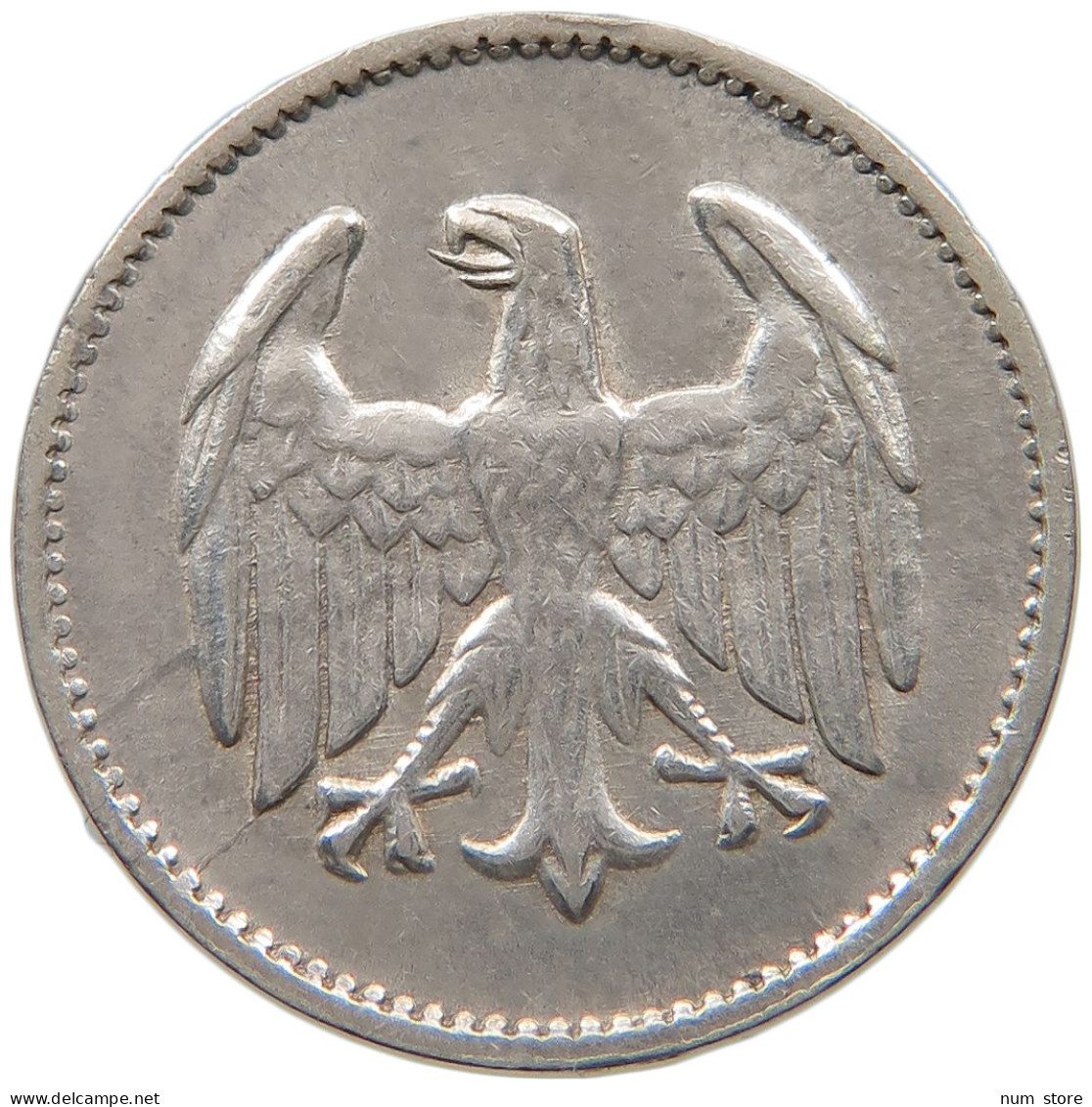 WEIMARER REPUBLIK MARK 1924 F  #t160 0417 - 1 Mark & 1 Reichsmark