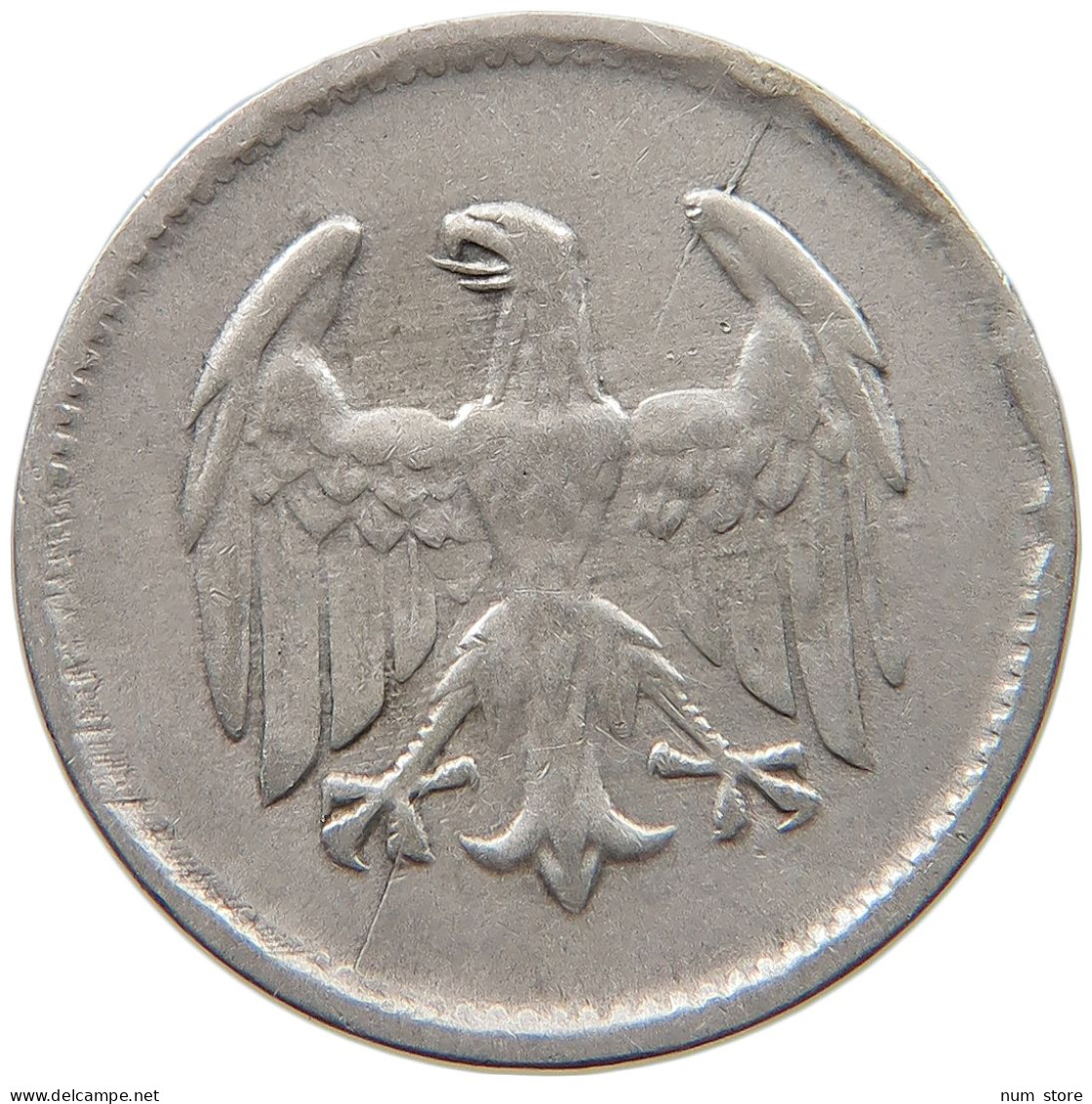 WEIMARER REPUBLIK MARK 1924 D  #c032 0281 - 1 Mark & 1 Reichsmark