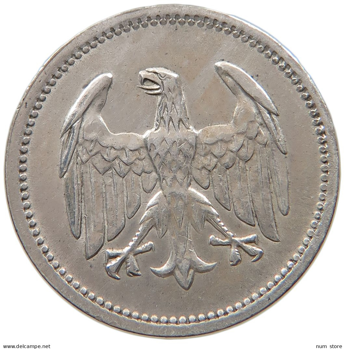 WEIMARER REPUBLIK MARK 1924 A  #t156 0491 - 1 Mark & 1 Reichsmark
